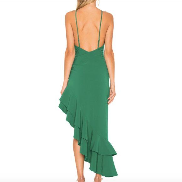 Lovers + Friends Green Asymmetrical Dress - Picture 2 of 13